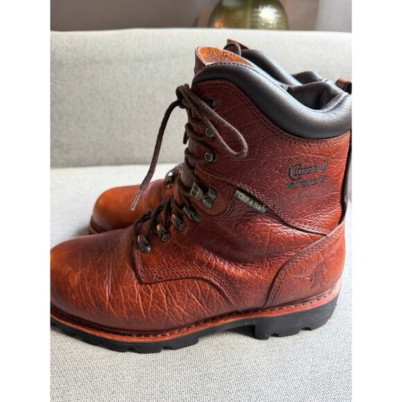 Chippewa Men\'s 6 Inch Waterproof Insulated Work Rugged Boot Brown Sz 9.5W main image 9